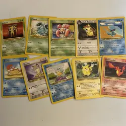 60 Pokemon TCG Cards - Late 90s/Early 2000s Cards - Base, Jungle, Fossil - Image 5