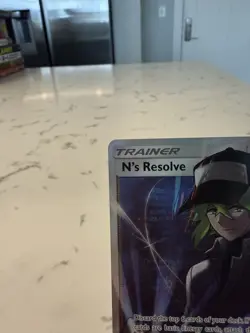 Pokemon 2019 Cosmic Eclipse N's Resolve Full Art Card 232/236 - Image 2