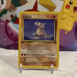 1st Edition Cubone 50/64 - 1999 Jungle Set - Pokemon Card - LP+ - Image 1