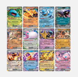 Pokemon 151 Complete Set of 12 Double Rare Ex Cards Holo NM English - Image 1