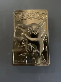 1999 Burger King Pokemon TCG Charizard & Pikachu Nintendo 23K Gold Plated Cards - Image 5