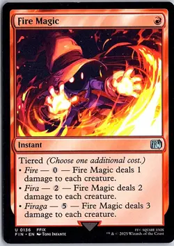 Fire Magic U FINAL FANTASY 136 LP Magic - Image 1