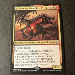 MTG STARTER COMMANDER DECK - Bladewing, Deathless Tyrant - Zombie Knight Tokens - Image 1