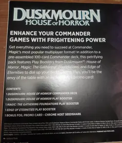 Magic: The Gathering Duskmourn ENDLESS PUNISHMENT Commander DECK Pack MTG NEW! - Image 2