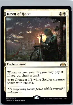 #8 Dawn of Hope Guilds of Ravnica Rare - Image 1