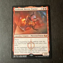MTG STARTER COMMANDER DECK - Urabrask, Heretic Praetor - Mono Red - Image 1