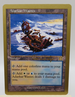 MTG Magic the Gathering Adarkar Wastes World Championships 2000 gold Rare 60 - Image 1