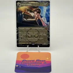 MTG Peter Parker 208 Borderless Regular Marvel’s Spiderman SPM - Image 1