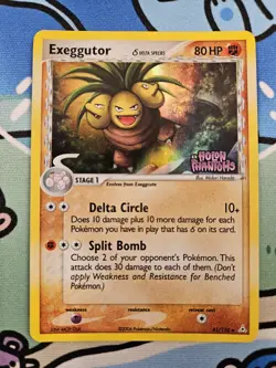 Pokemon TCG: Exeggutor Stamped Reverse Holo (41/110) Holon Phantoms LP/NM - Image 2
