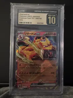 2023 Pokemon Japanese 151 Charizard ex Holo 006/165 RR CGC 10 Pristine - Image 1