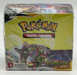 Pokemon Sword & Shield Evolving Skies Booster Box Damaged Corner SEE PICTURES - Image 1