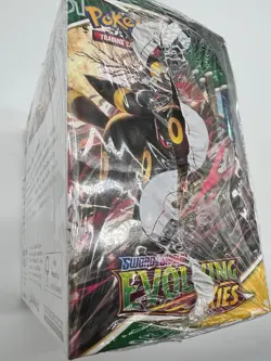 Pokemon Sword & Shield Evolving Skies Booster Box Damaged Corner SEE PICTURES - Image 4