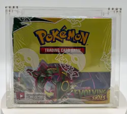 Pokemon Sword & Shield Evolving Skies Booster Box Damaged Corner SEE PICTURES - Image 5
