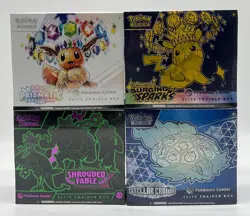 (4) Pokemon Pokemon Center Exclusive Scarlet Violet Elite Trainer Boxes SEALED - Image 1