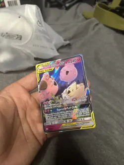 Pokemon Togepi & Cleffa & Igglybuff GX 143/236 Ultra Rare Holo Cosmic Eclipse - Image 4