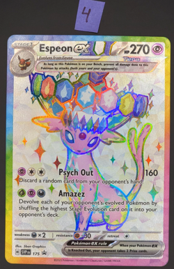 Espeon ex 175 Black Star Promo SVP NM Prismatic Evolutions Pokemon TCG - Image 1