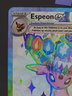 Espeon ex 175 Black Star Promo SVP NM Prismatic Evolutions Pokemon TCG - Image 2