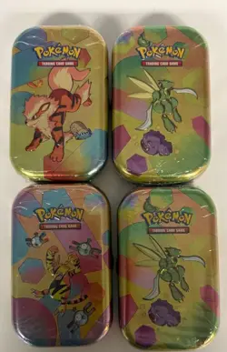 Lot of (4) Pokemon TCG Scarlet & Violet 151 Mini Tins SEALED - Image 1