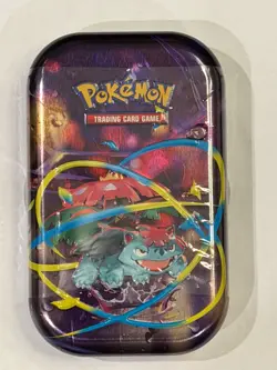 Pokemon TCG Mega Evolution Heroes Venusaur Mini Tin Sealed New Volume Discount - Image 1