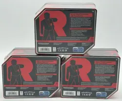 Lot of (3) Pokemon TCG Scarlet & Violet Team Rocket Tins SEALED NEW - Image 2