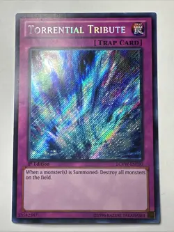 Torrential Tribute - LP - LCYW-EN180 - 1st Edition - Secret Rare - Yu-Gi-Oh! TCG - Image 1