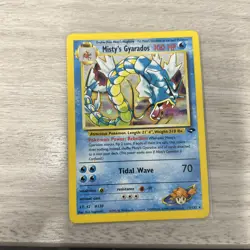 Misty's Gyarados 13/132 Gym Challenge 2000 Holo Rare WOTC Pokemon Card TCG - Image 1
