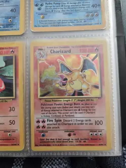 pokemon cards binder collection rare cards Charizard Blastoise Etc. All English - Image 2