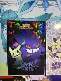 7 Cracked Ice & Gold Holo Gengar & Mimikyu Full House And Card Database NON TCG - Image 2