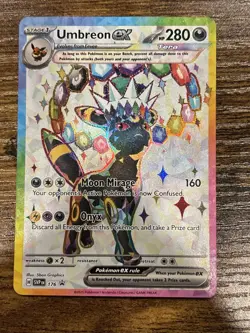 Umbreon & Espeon ex Prismatic Evolutions Premium Collection 175/176 PROMO CARDS - Image 3