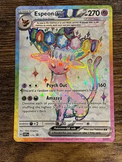 Umbreon & Espeon ex Prismatic Evolutions Premium Collection 175/176 PROMO CARDS - Image 5
