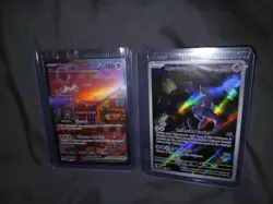 Mew Ex 053 & Mewtwo 052 Black Star Promo Cards Scarlet And Violet 151 - Image 3