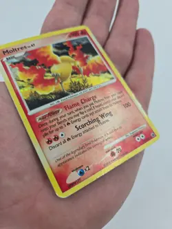Moltres LV.47 10/100 Majestic Dawn Holo Pokemon TCG Card MP - Image 5