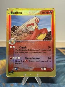 Blaziken 15/109 Reverse Holo Ex Ruby & Sapphire Pokemon Card E Series DMG - Image 1