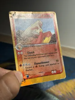 Blaziken 15/109 Reverse Holo Ex Ruby & Sapphire Pokemon Card E Series DMG - Image 4