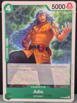 Adio PRB-02 P-078 Promo The Best Vol 2 One Piece Near Mint Card Game TCG NM - Image 1