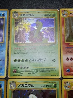 Typhlosion Meganium Feraligatr Neo Genesis Premium File Japanese Pokemon Card - Image 4