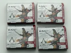 Lot of (4) Magic the Gathering Assassin's Creed Collector Booster Box SEALED - Image 1