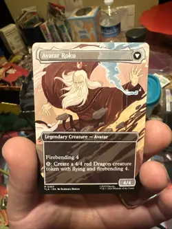 The Legend of Roku (Borderless) - [Avatar: The Last Airbender] MTG Magic Foil - Image 5