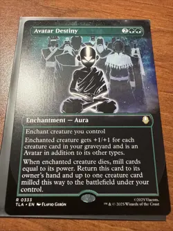 Avatar Destiny Borderless 333 Rare MTG Avatar: The Last Airbender TLA PACK FRESH - Image 1