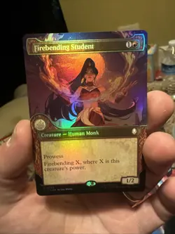 MTG Firebending Student 0342 Foil Extended Art Avatar The Last Air Bender - Image 2