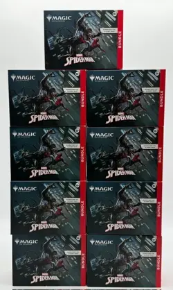 Lot of (9) Magic The Gathering Marvel's Spider-Man Bundle Box SEALED NEW - Image 1
