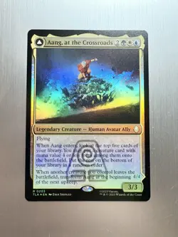 Aang, At The Crossroads - 203 - MTG Avatar: The Last Airbender - Rare - FOIL - Image 1