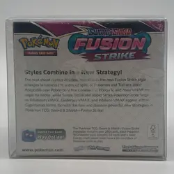 Pokemon Sword & Shield Fusion Strike Booster Box SEALED Minty Box w/ Soft Case - Image 2