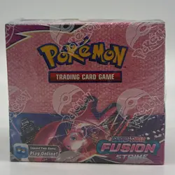 Pokemon TCG Sword & Shield Fusion Strike Booster Box SEALED Super Clean Box - Image 1