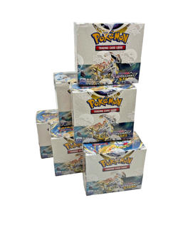 Lot of (6) Pokemon TCG SWSH Brilliant Stars Booster Boxes SEALED w/Case Carton - Image 1