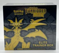 Pokemon TCG Sun & Moon Forbidden Light Elite Trainer Box SEALED ETB - Image 1