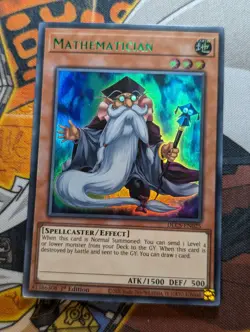 Yu-Gi-Oh! - Mathematician - DLCS-EN025 - Green - Ultra Rare - 1st Edition - Image 1