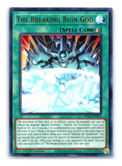 The Breaking Ruin God - MP22-EN274 - Ultra Rare - 1st Edition Yugioh - Image 1