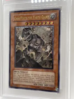 Gaia Plate The Earth Giant PSA 9 MINT Ultimate Rare 2009 ANPR-EN094 Yugioh Unlim - Image 4