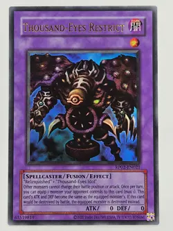 Yu Gi Oh - RP02-EN021 Thousand-Eyes Restrict - Ultra Rare - Image 1